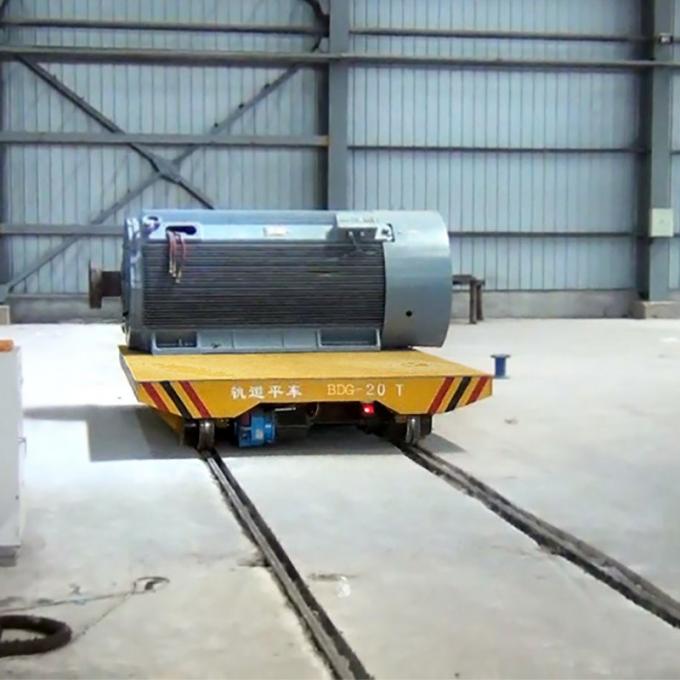 le rail a actionné le chariot électrique de transfert de rail de basse tension