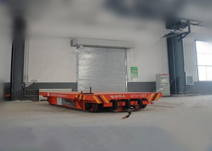 Véhicule de transfert guidé par rail de fret de cargaison de 25 T pour le transport de matériel d'usine