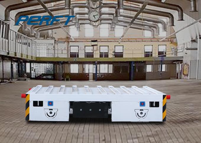 la batterie industrielle de la manipulation 30T matérielle a motorisé le chariot sans rail de haute qualité de transfert pour le transporrtation de matière première d'atelier