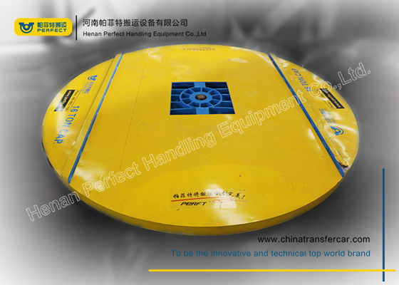 1t Heavy Load Electric Handling Bogie Turntable On Rail For Factories