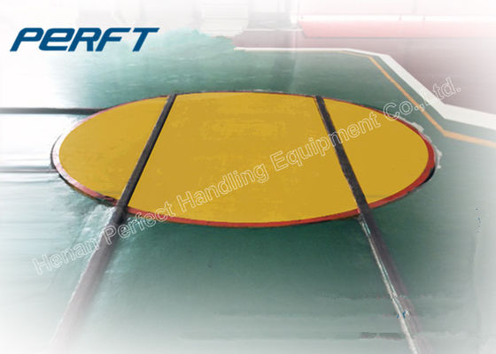 Manual / Powered Pallet Turntable For Factory Cargo Crossing Transportation