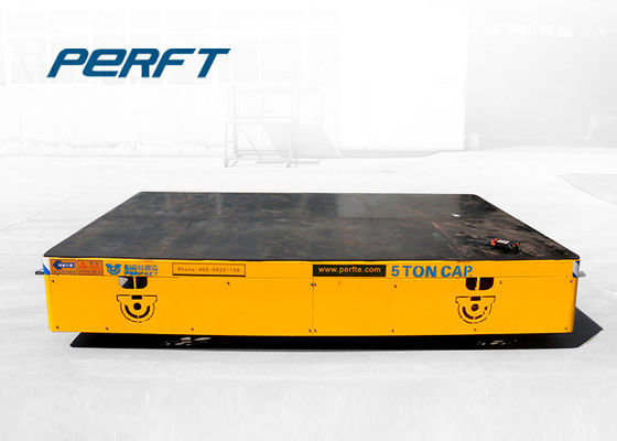 Automatic Control Battery Power Trackless Transfer Carts On Cement floor