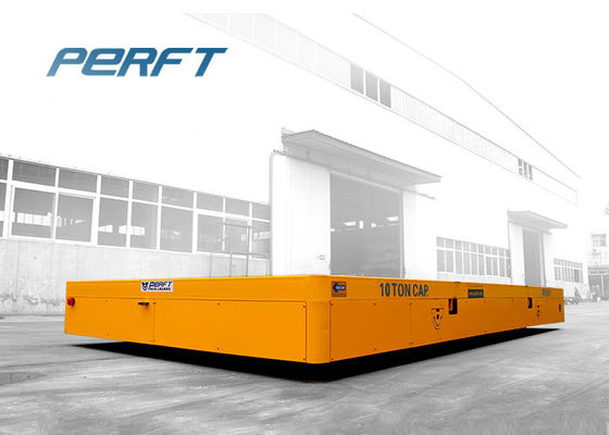 Automatic Control Battery Power Trackless Transfer Carts On Cement floor