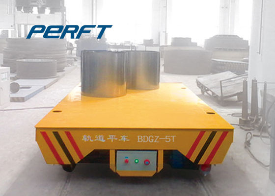 50 ton battery powered transfer cart for steel foil coils transport