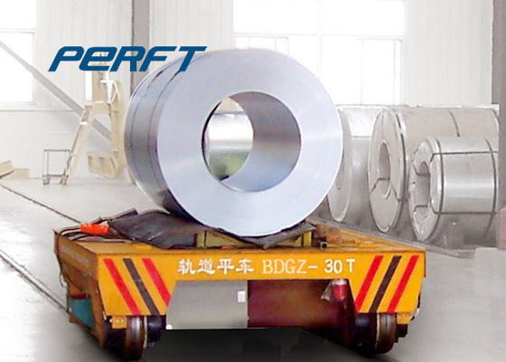 50 ton battery powered transfer cart for steel foil coils transport